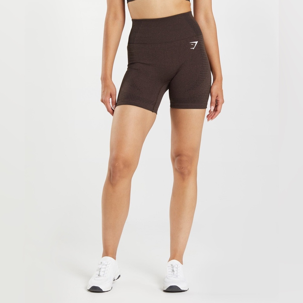 Gymshark Cherry Brown Vital Seamless 2.0 Shorts